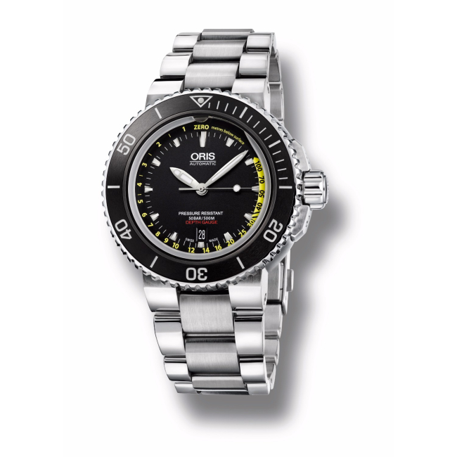 Oris Aquis Depth Gauge Set Automatic Men s