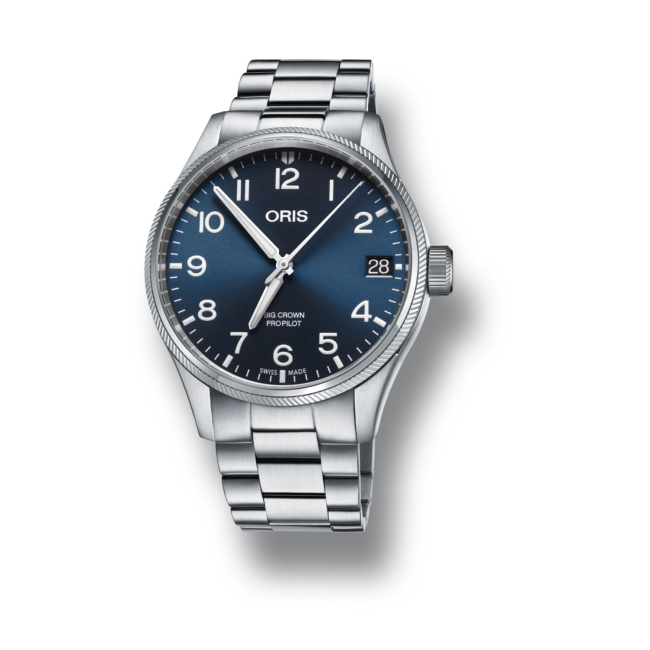 Oris big crown propilot blue dial best sale