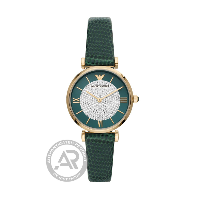 Emporio armani best sale crystal ladies watch