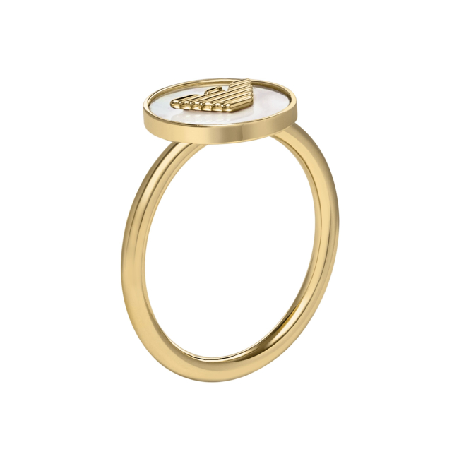 Armani gold ring best sale