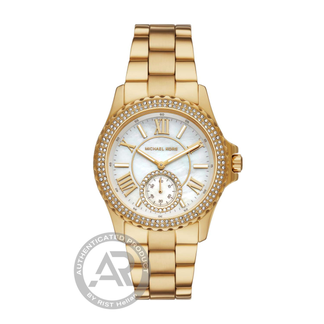 Ladies gold michael kors outlet watch