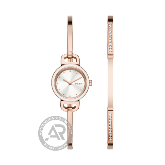 Dkny city shop link bracelet watch