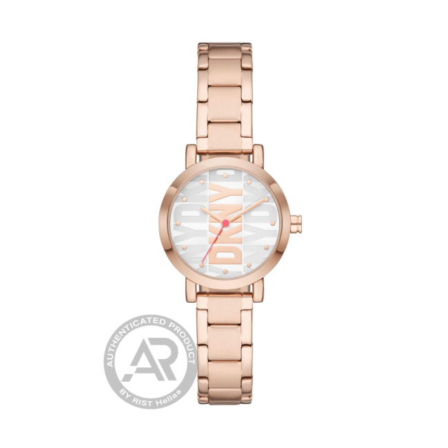 Dkny rose outlet gold watch womens