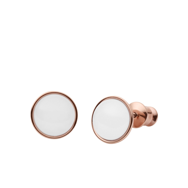 Skagen rose gold online earrings