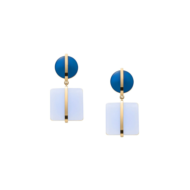 Skagen sea deals glass earrings