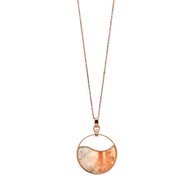 Skagen Agnethe Mother of Pearl Ombre Sepia Ladies Necklace