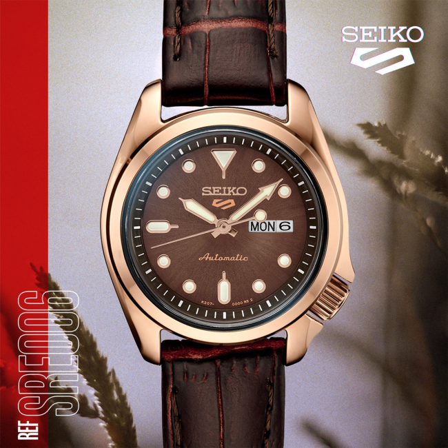 Seiko 5 hotsell automatic leather