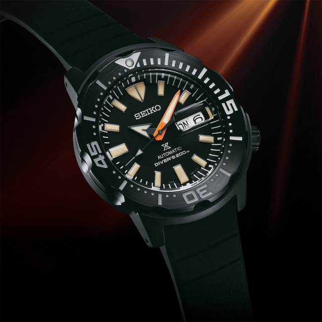 SEIKO Prospex Black Series 'Monster' Automatic Men`s