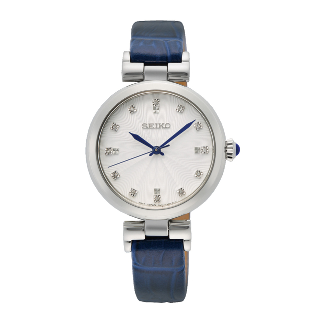 Leather best sale ladies watch